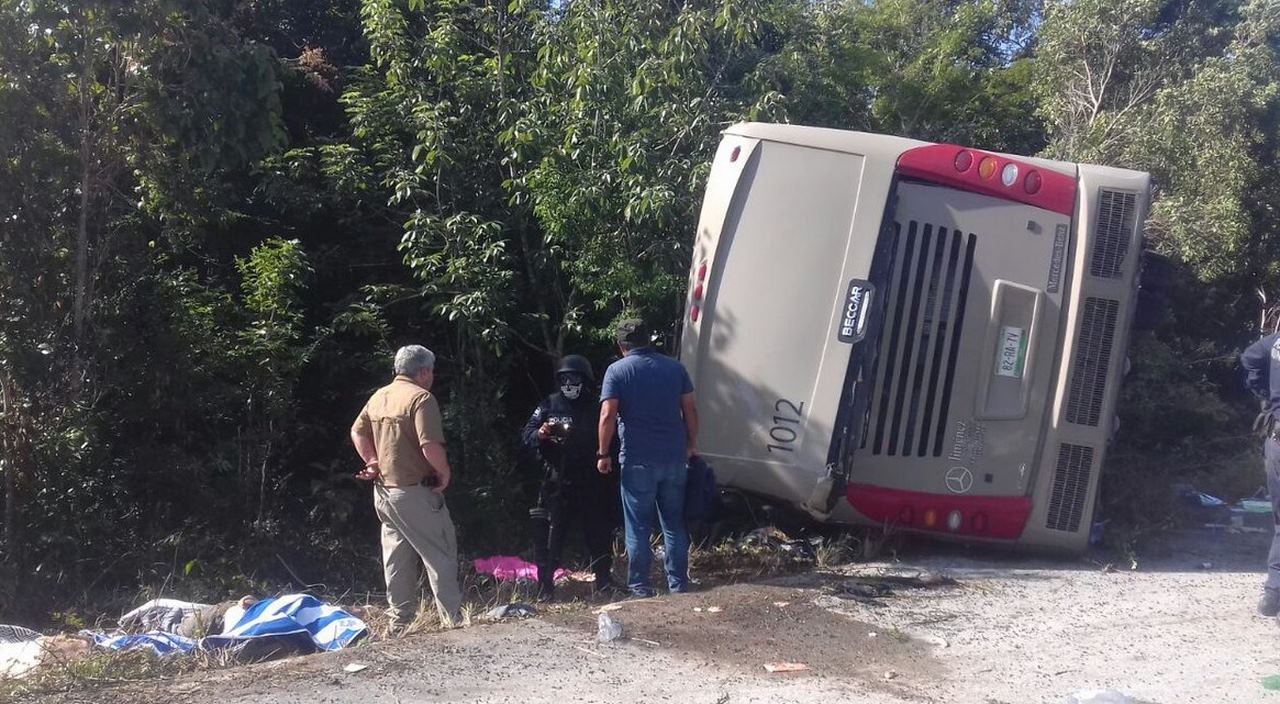 Messico Incidente Bus