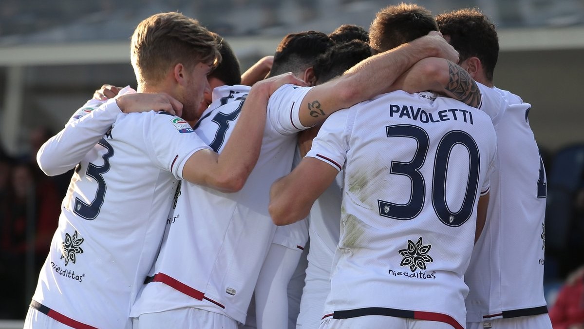 Cagliari Atalanta Calcio Esultanza