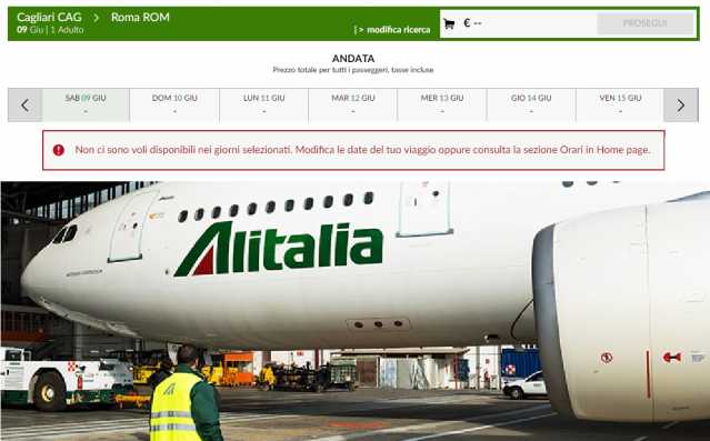 Alitalia A Terra