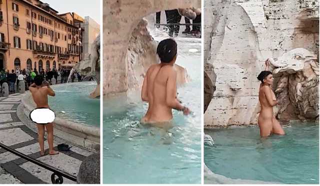 Nuda Fontana Piazza Navona Censura