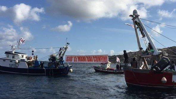 Mare Sardo Scippato Protesta