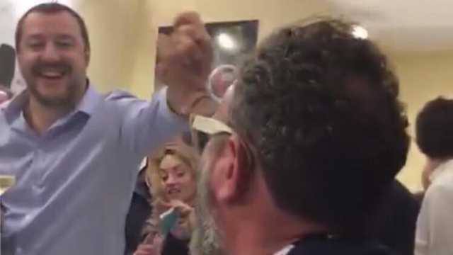 Luigi Pomata   Matteo Salvini Vinitaly