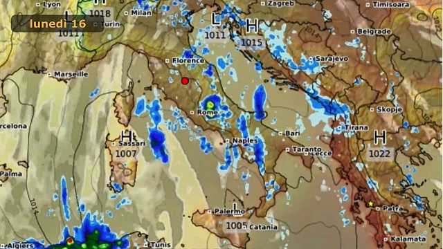 Meteo Lunedì 16 Aprile