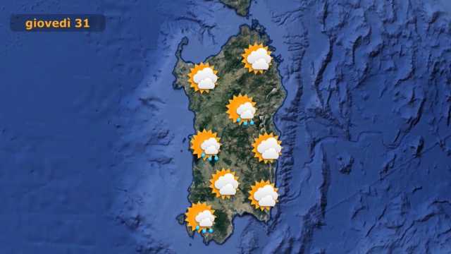 Meteo 31 Maggio 2018