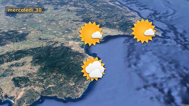Meteo Mercoledì 30 Maggio 2018