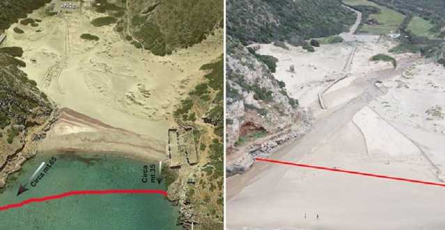 Cala Domestica Prima E Dopo