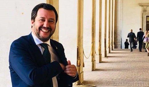 Matteo Salvini 4 Giugno Sorridente