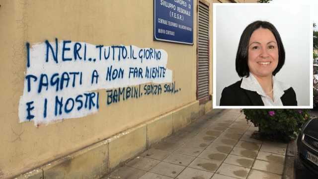 Seconda Scritta Razzista Villacidro 5   Sindaco Cabriolu