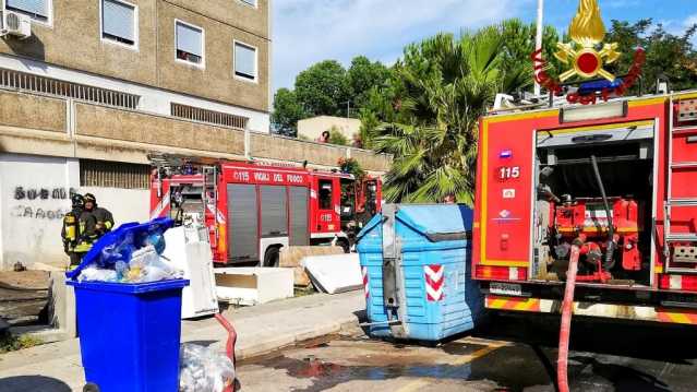 Incendio Cantina SantElia