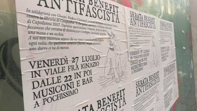 Manifesto Antifascista Via Manno