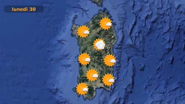 Meteo Lunedì 30 Luglio