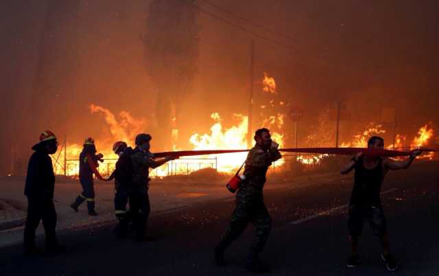 Incendio Grecia