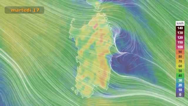 In Sardegna splende il sole ma arriva (finalmente) il maestrale