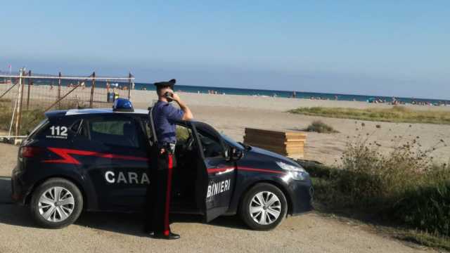 Carabinieri Poetto Perlustrazione