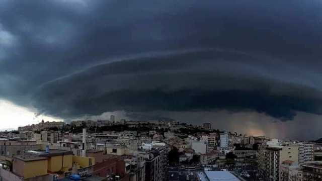Temporale Cagliari Foto Stefano Garau 16 9