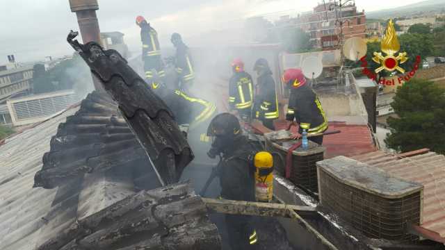 Incendio Attico