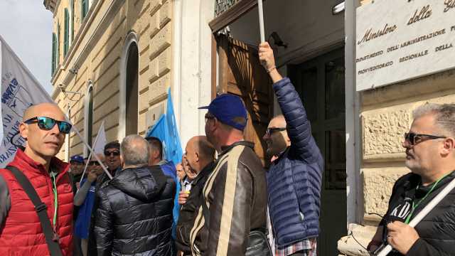Protesta Sappe Polizia Penitenziaria Cagliari
