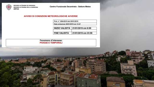 Maltempo Su Cagliari
