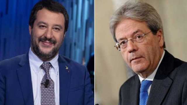 Salvini Gentiloni Tweet Elezioni