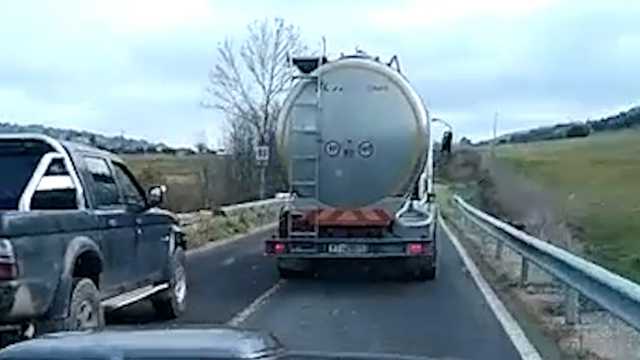 Tentativo Fermo Camion Latte
