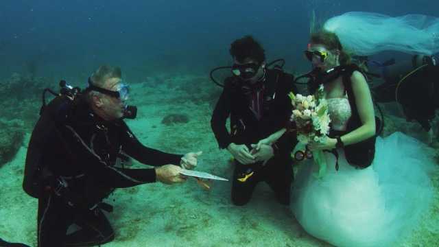 Matrimonio In Fondo Al Mare