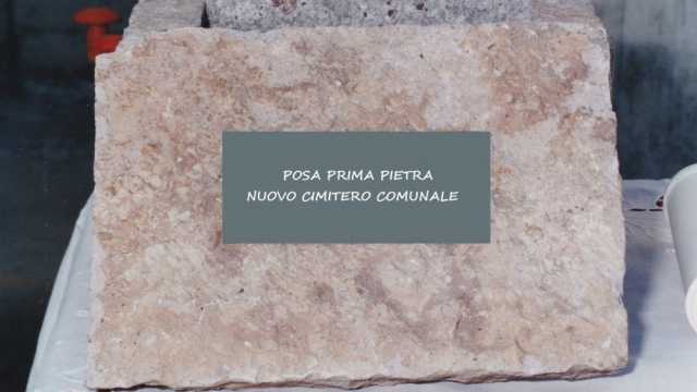 Posa Prima Pietra Cimitero