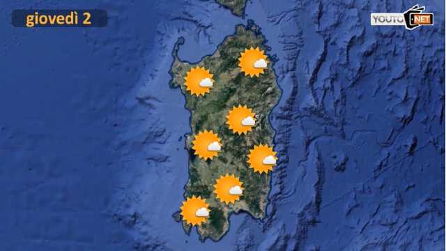 Meteo Giovedì 2