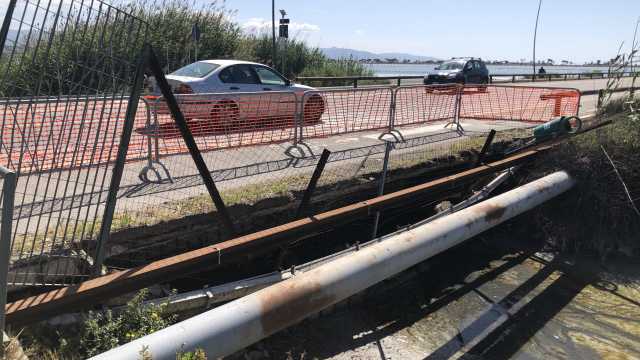 POnte Viale Colombo Quartu Chiuso