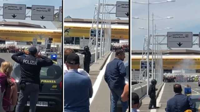 ALLARME BOMBA FIUMICINO