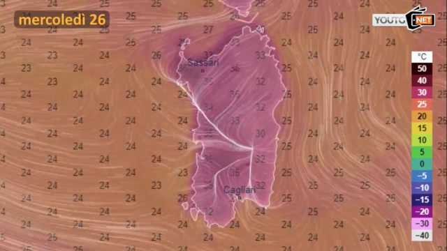 Meteo 26 Giugno