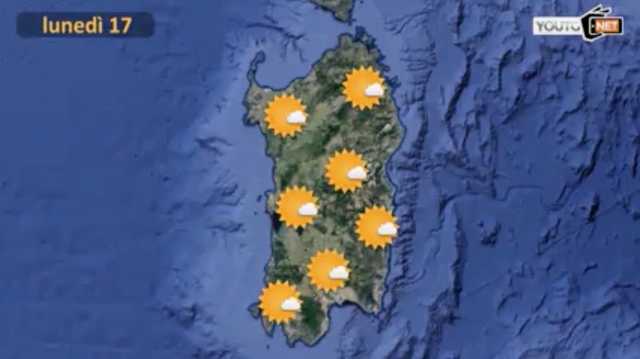 Lunedi 17 Meteo