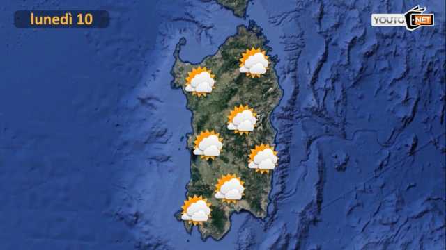 METEO LUNEDì 10