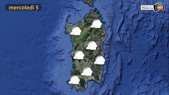 Previsioni Mercoledì 5 Giugno
