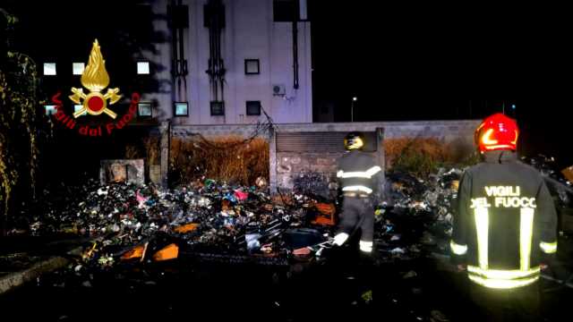 Rifiuti Incendio