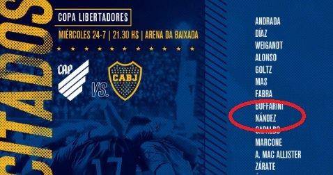 Convocati Boca