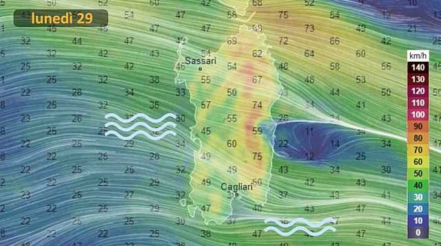 Meteo Lunedì 29