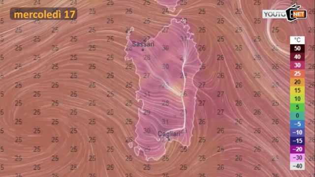 Previsioni Mercoledì 17 Luglio 2019