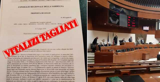 Vitalizi Tagliati Consiglio Regionale