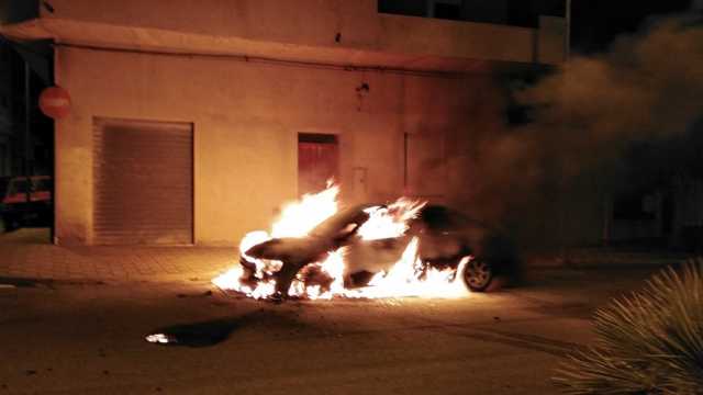 Auto Bruciata Sindaco Cardedu
