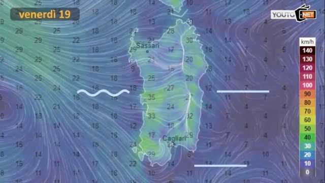 PREVISIONI METEO SARDEGNA 190719