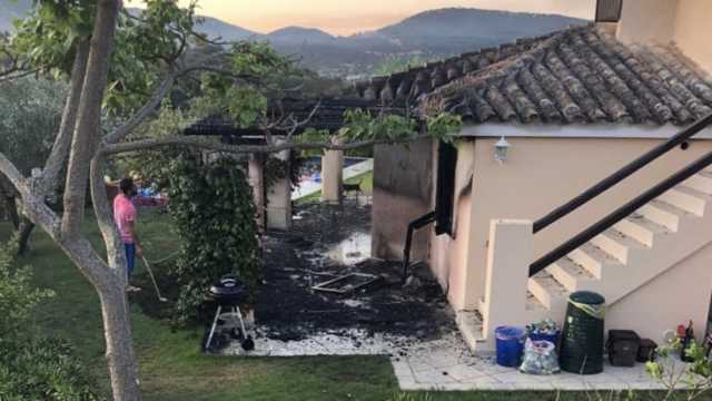 Villetta Incendiata Domus De Maria