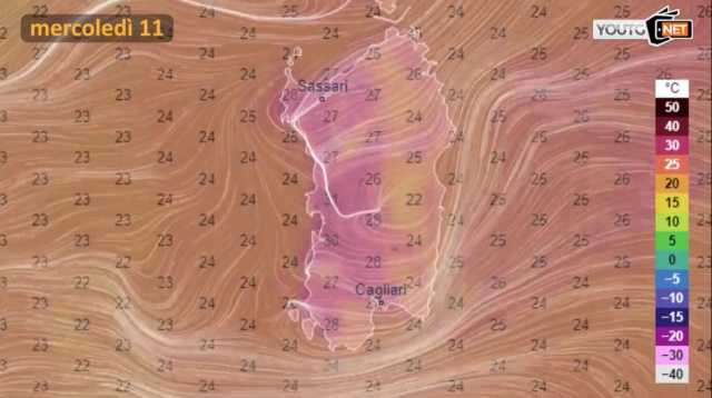 Meteo Mercoledì 11 Settembre