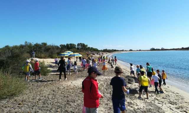 Spiaggia Pula Pulizia