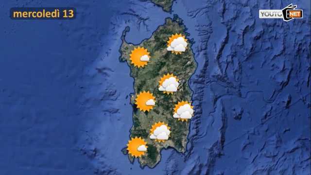 Meteo Meroledì 13