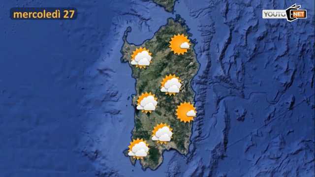 METEO MERCOLEDì 27 NOVEMBRE