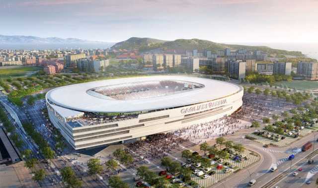 PROGETTO NUOVO STADIO DEL CAGLIARI Tagliata