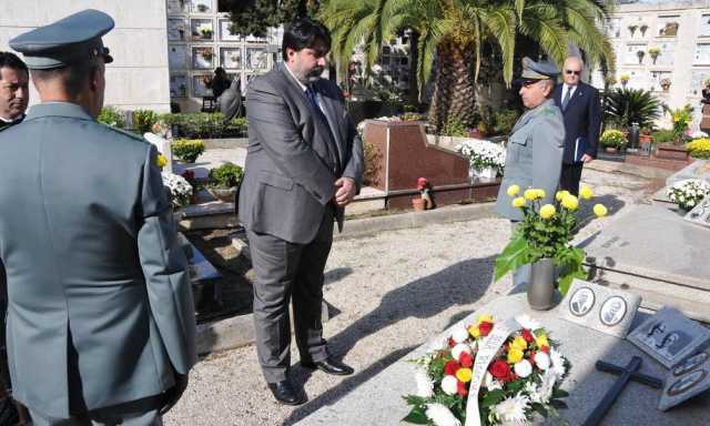 Presidente Christian Solinas Cimitero Mario Melis