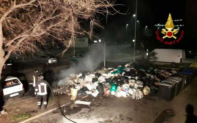 Via Schiavazzi Incendio