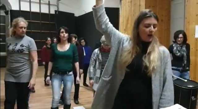 Flash MOb Non Una Di Meno 191219