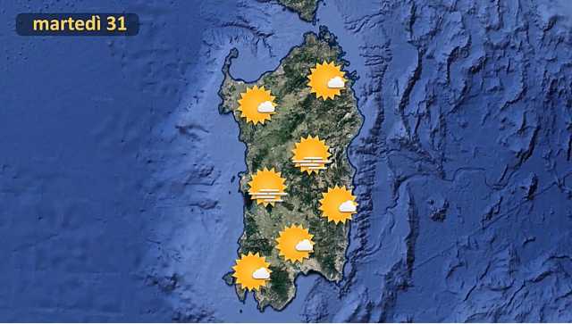 Meteo Martedì 31 Dicembre